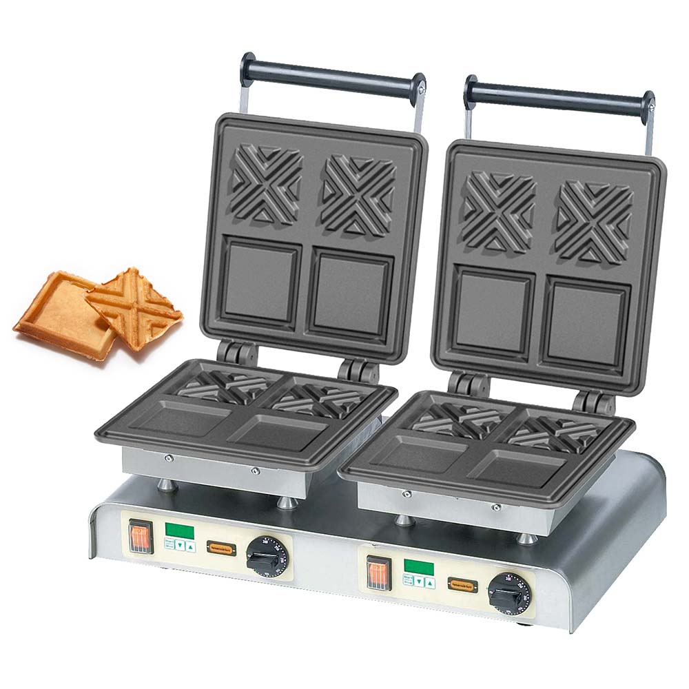 Neumärker Waffeleisen X-Waffel II, 2x 2 Waffeln