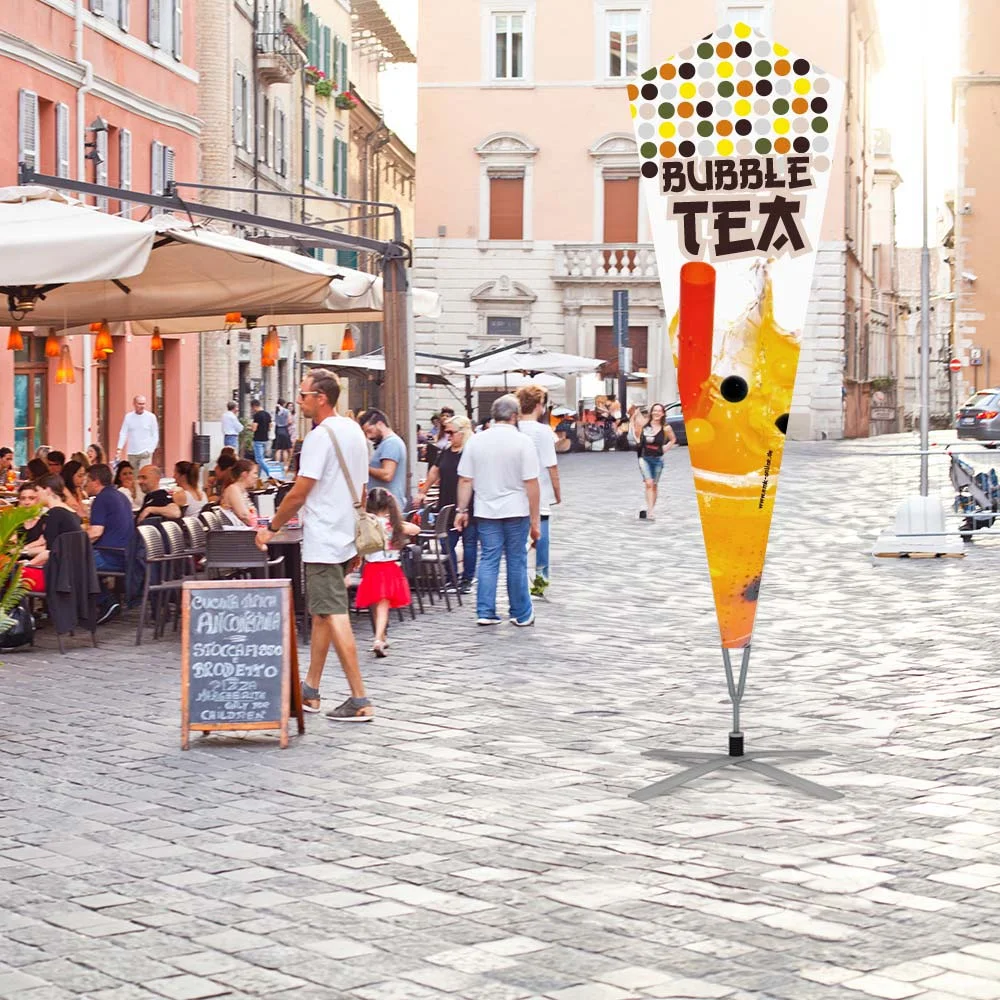 Werbefahne 150 x 440 cm "Bubble Tea"