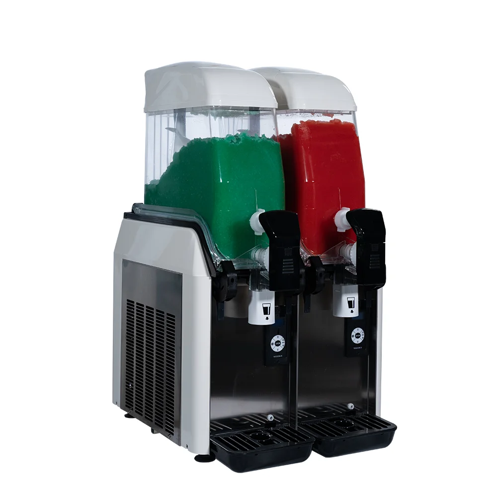 First Class II Slush Maschine – GREEN line, weiss 