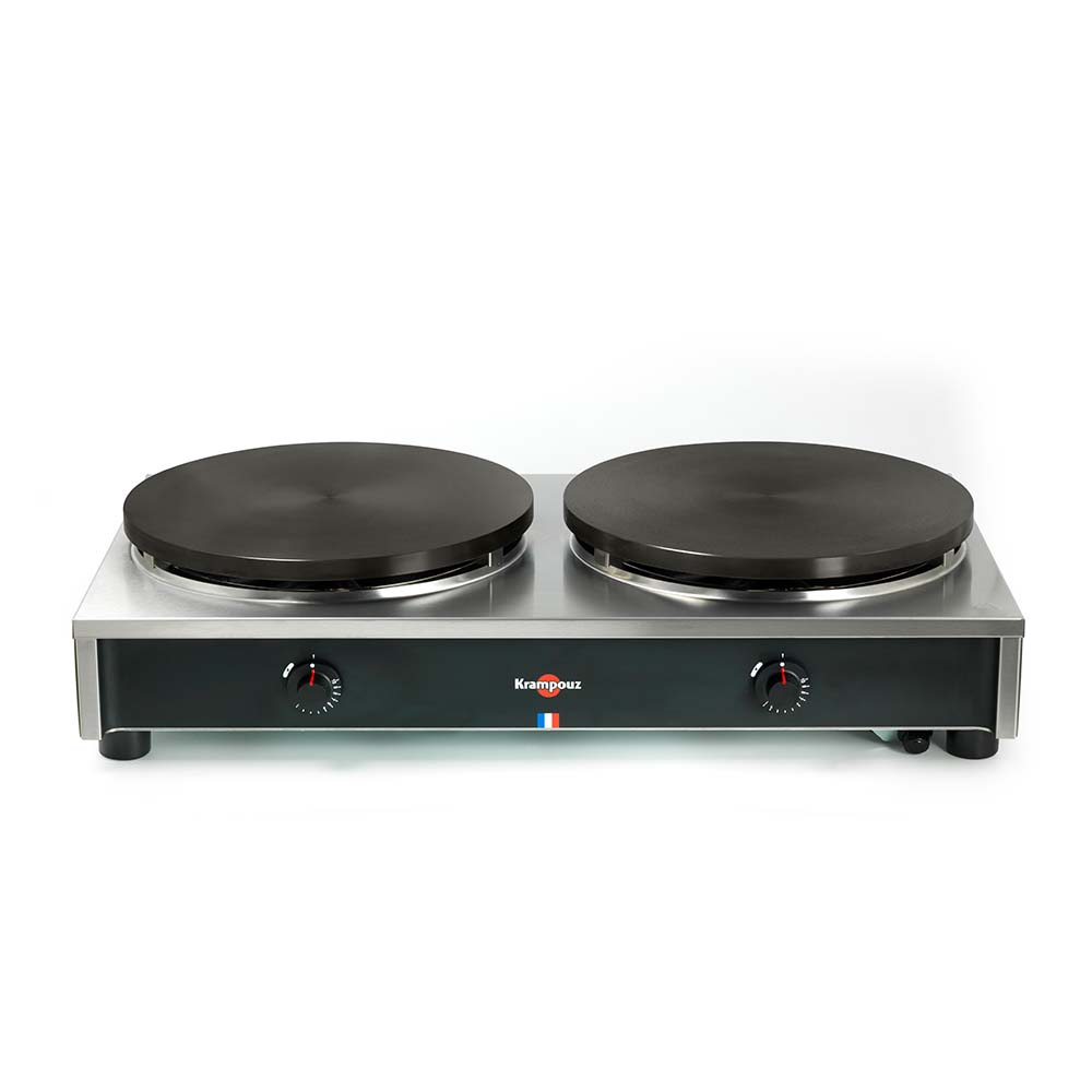 Power-Crêpes-Gas II-11 kW,40cm -eckiger Korpus 8-fach