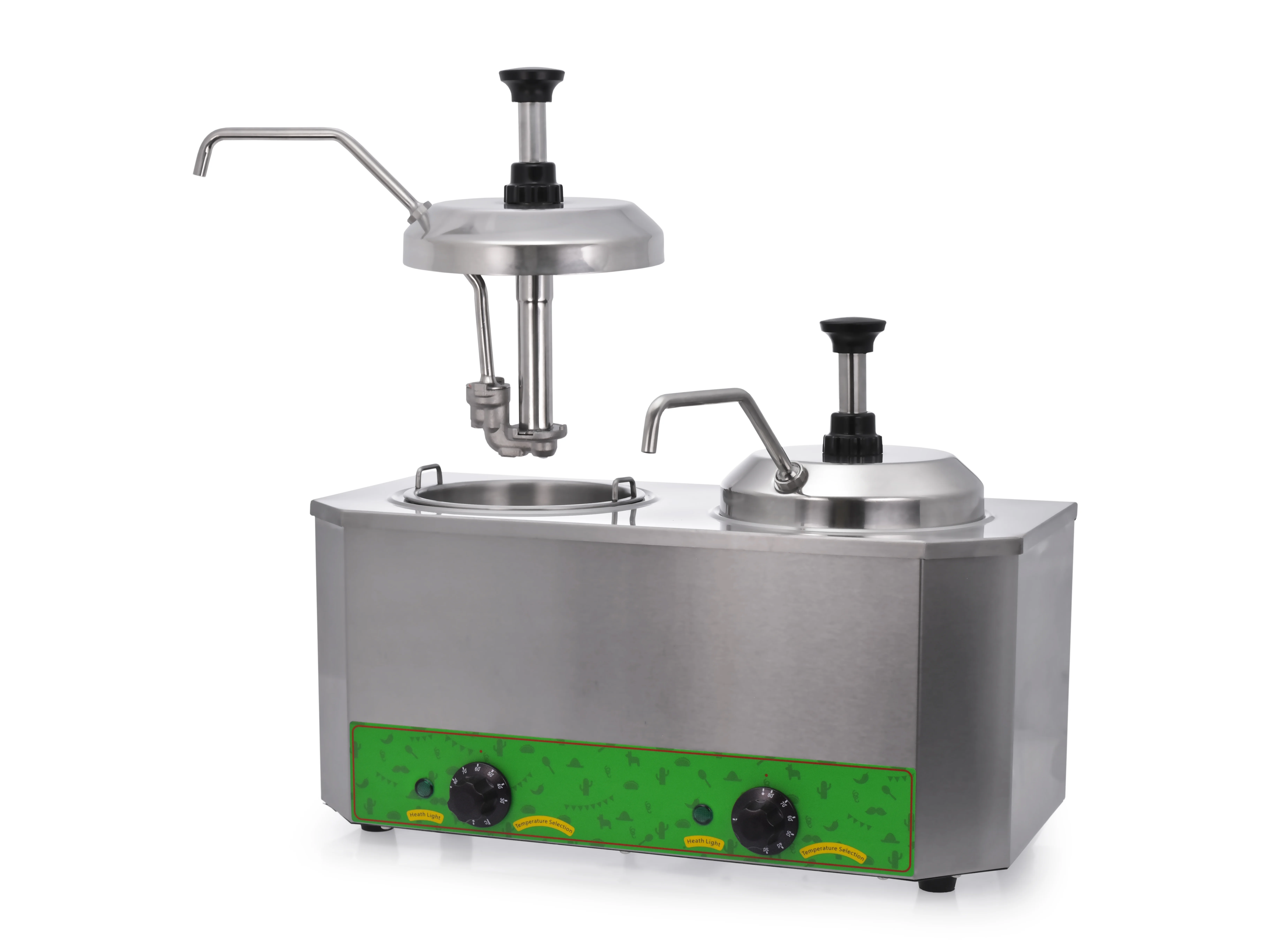 Saucendispenser, beheizt, für zwei Produkte