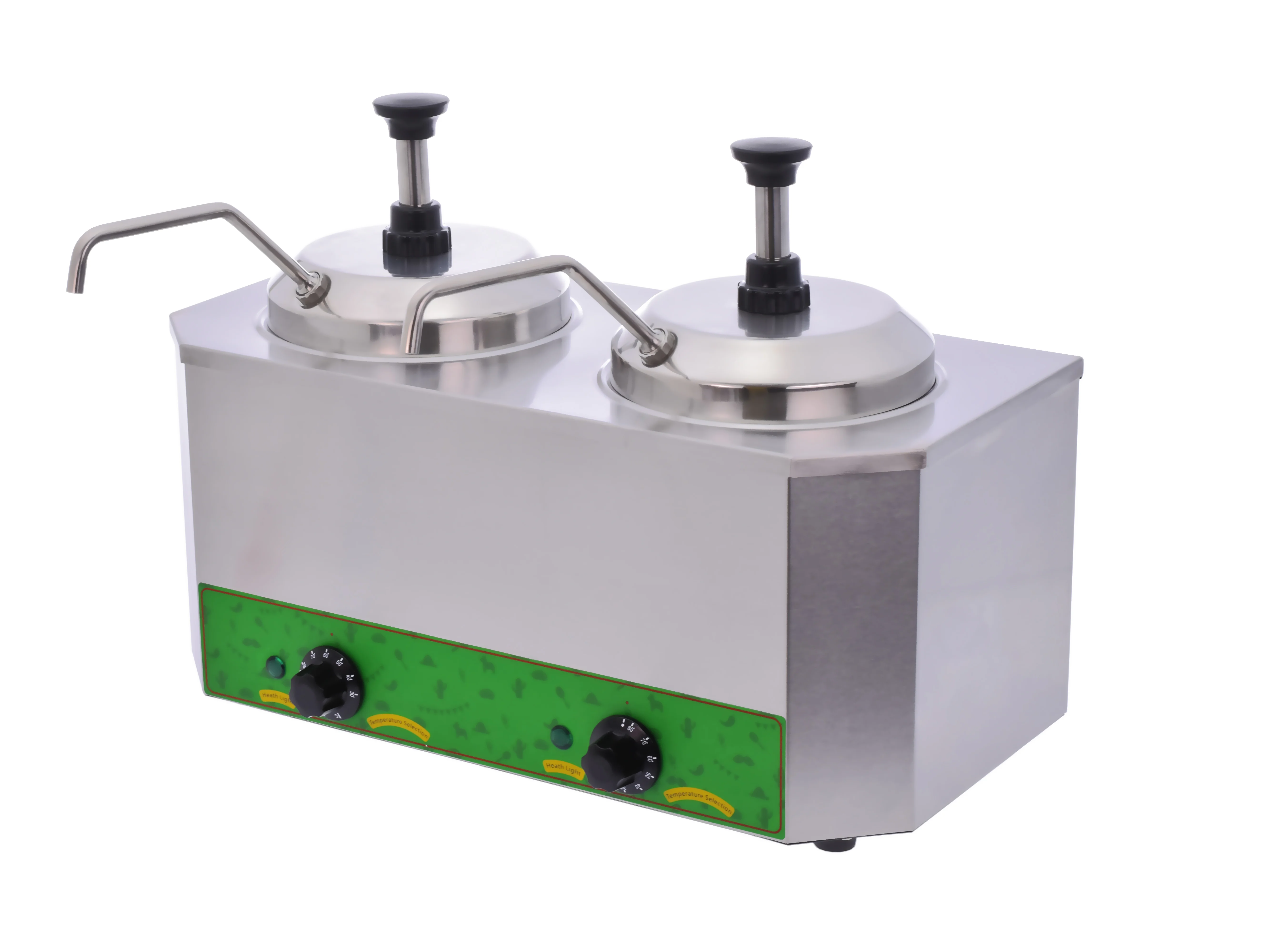Saucendispenser, beheizt, für zwei Produkte